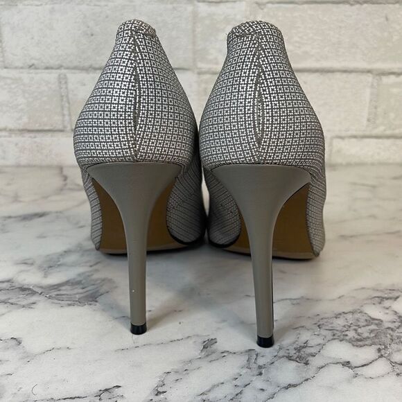 Reiss Millie Geo Print Court Pointed Toe Stiletto Heels 40 - Picture 4 of 6